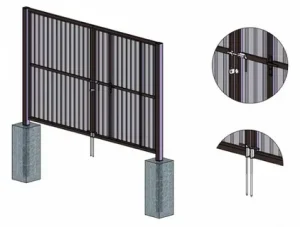 Каркас распашных ворот: основы выбора и изготовления